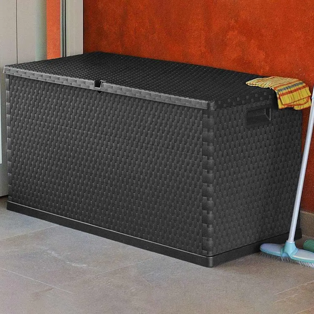 Anthracite Garden Storage Box 120x56x63cm