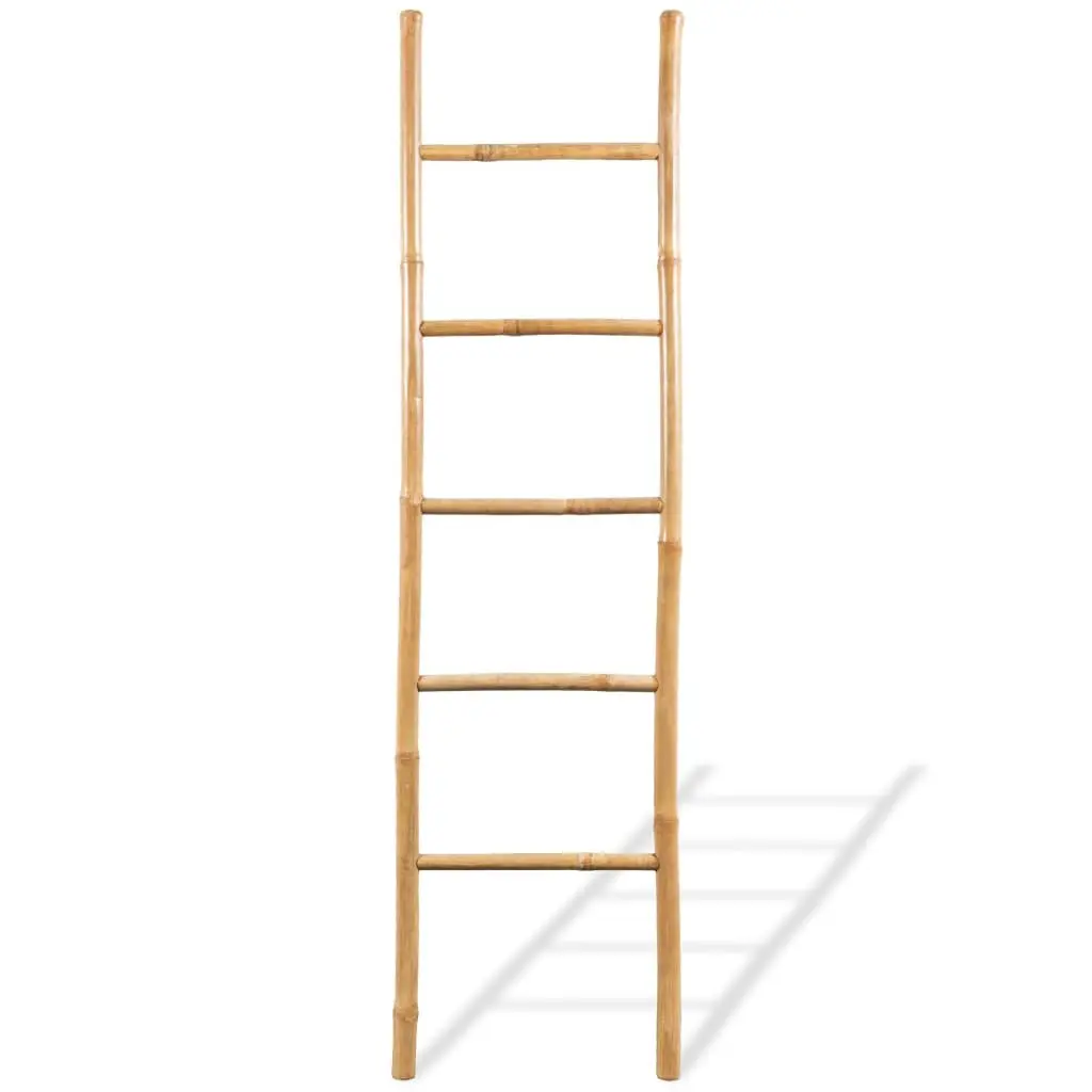 Bamboo Towel Ladder Bathroom 150cm