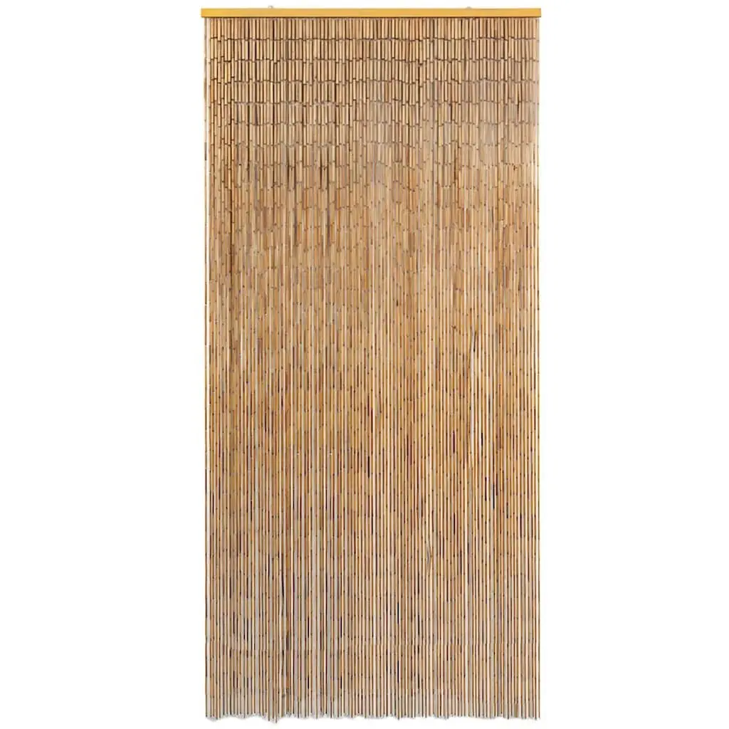 Bamboo Door Curtain for Entrance 100x220 cm Brown