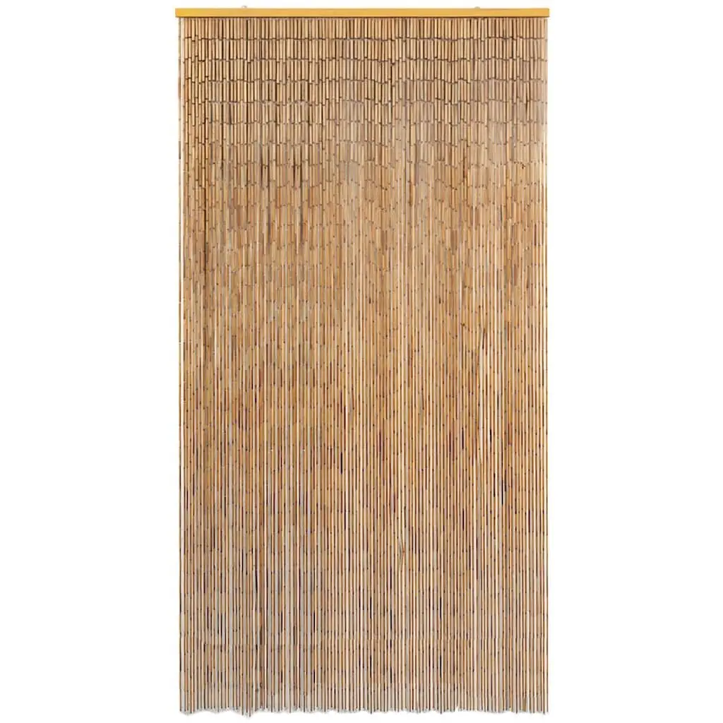 Bamboo Door Curtain Brown 120x220 cm Insect Screen Privacy Decor