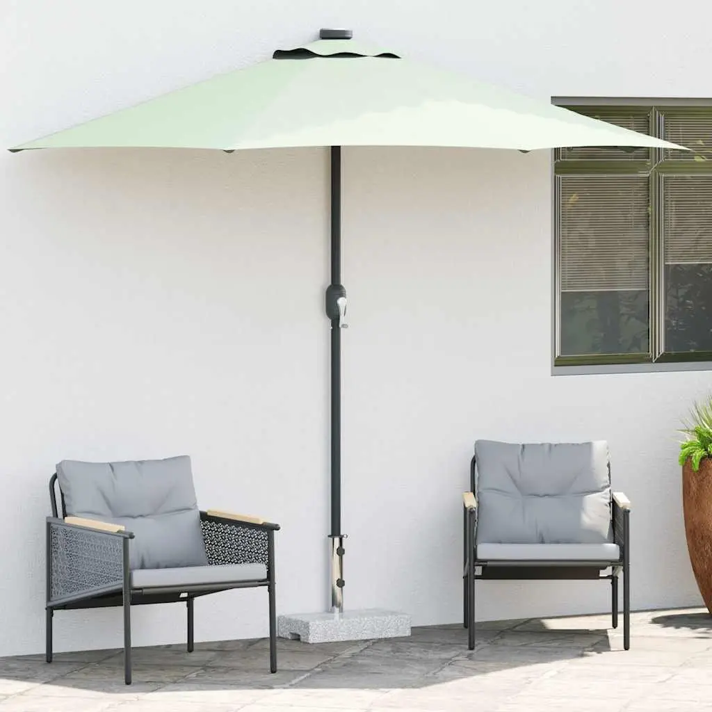 Rectangular Granite Parasol Base 25kg Outdoor Umbrella Stand Grey Heavy Duty