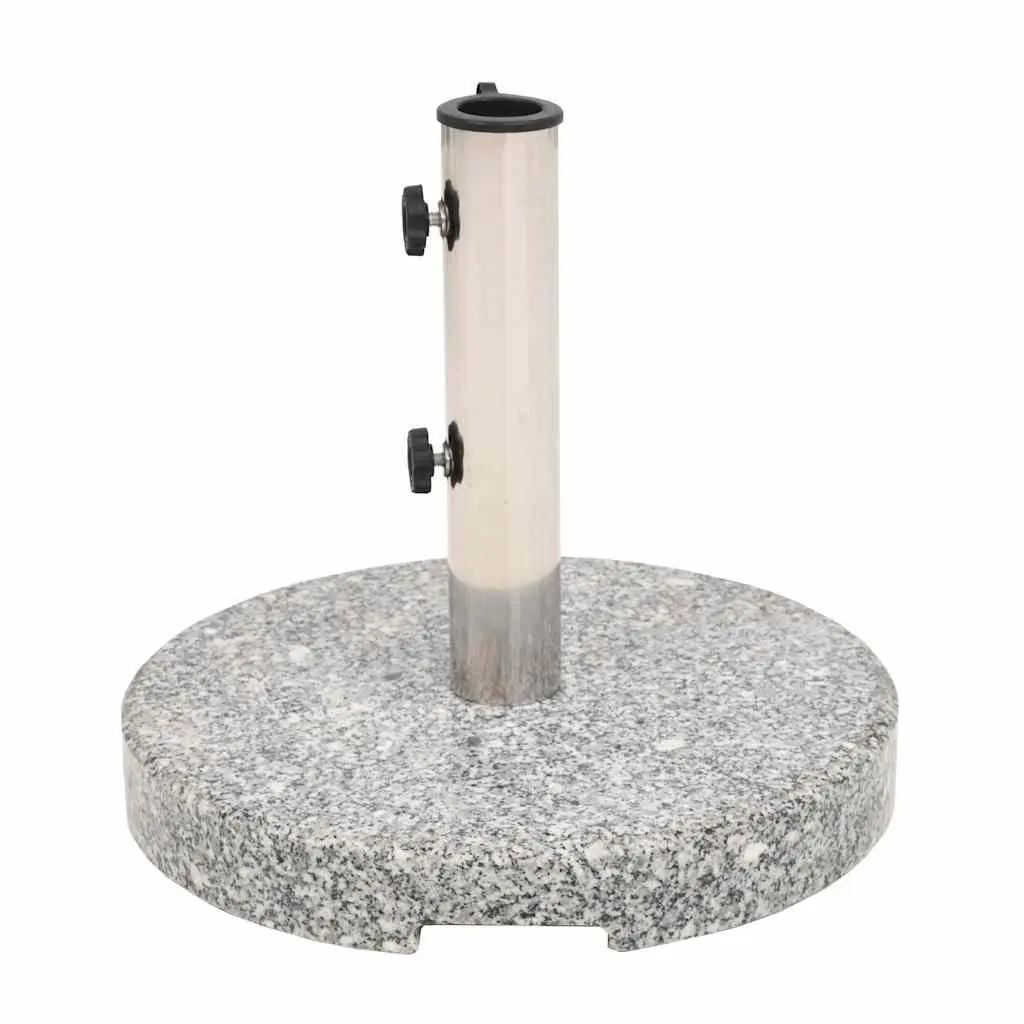 Granite Parasol Base 20 kg Round for Secure Outdoor Use