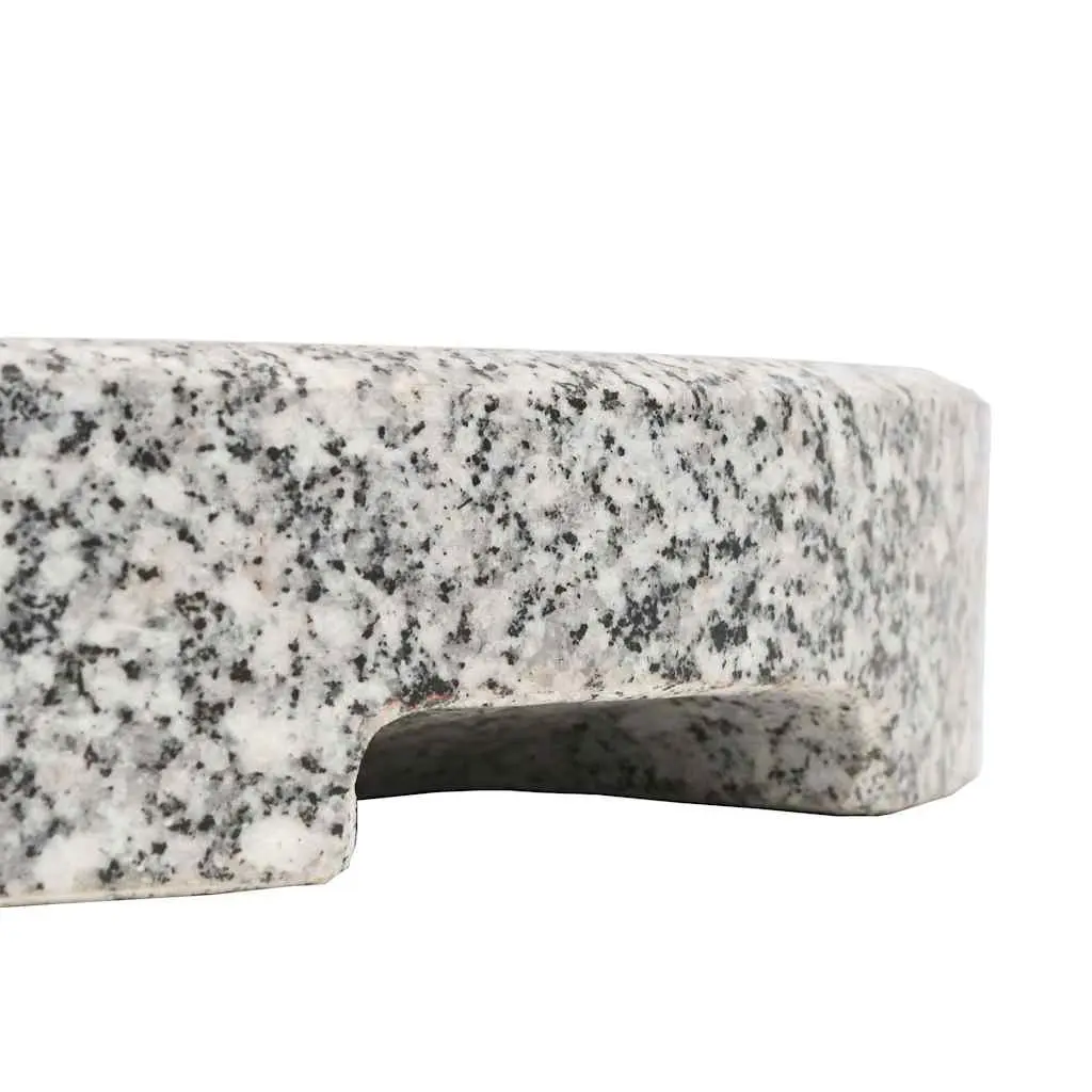 Granite Parasol Base 20 kg Round for Secure Outdoor Use