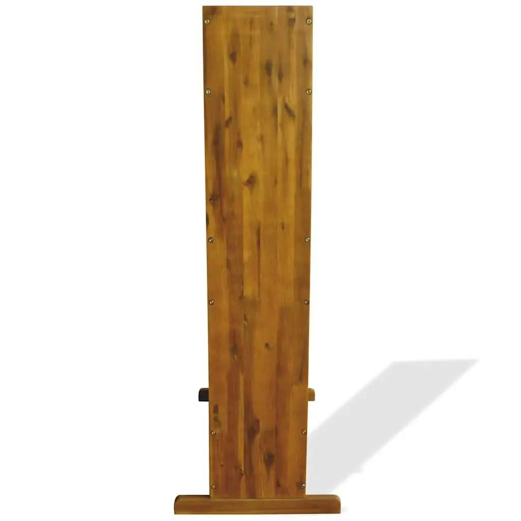 3 Tier Wooden Outdoor Planter Box for Garden and Patio Natural Brown