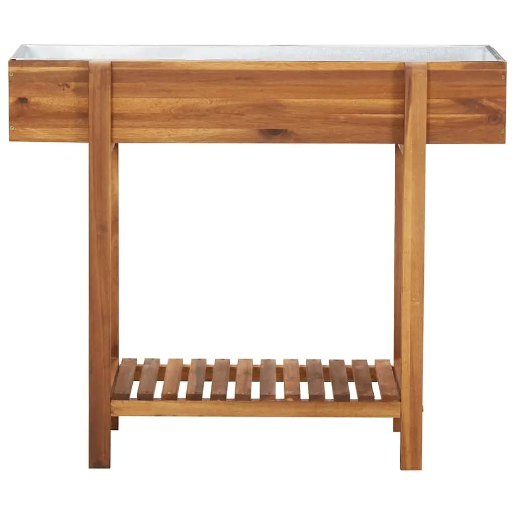 Raised Garden Bed Planter Outdoor Solid Wood 48 Inch