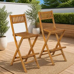 Folding Wooden Bar Stools Specifications for Outdoor Use