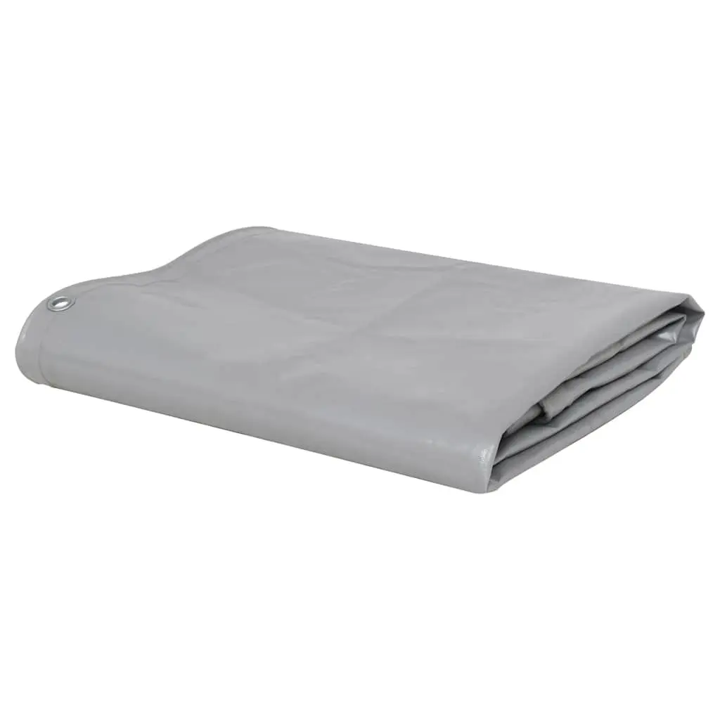 3x3m Grey Heavy-Duty Canvas Tarp