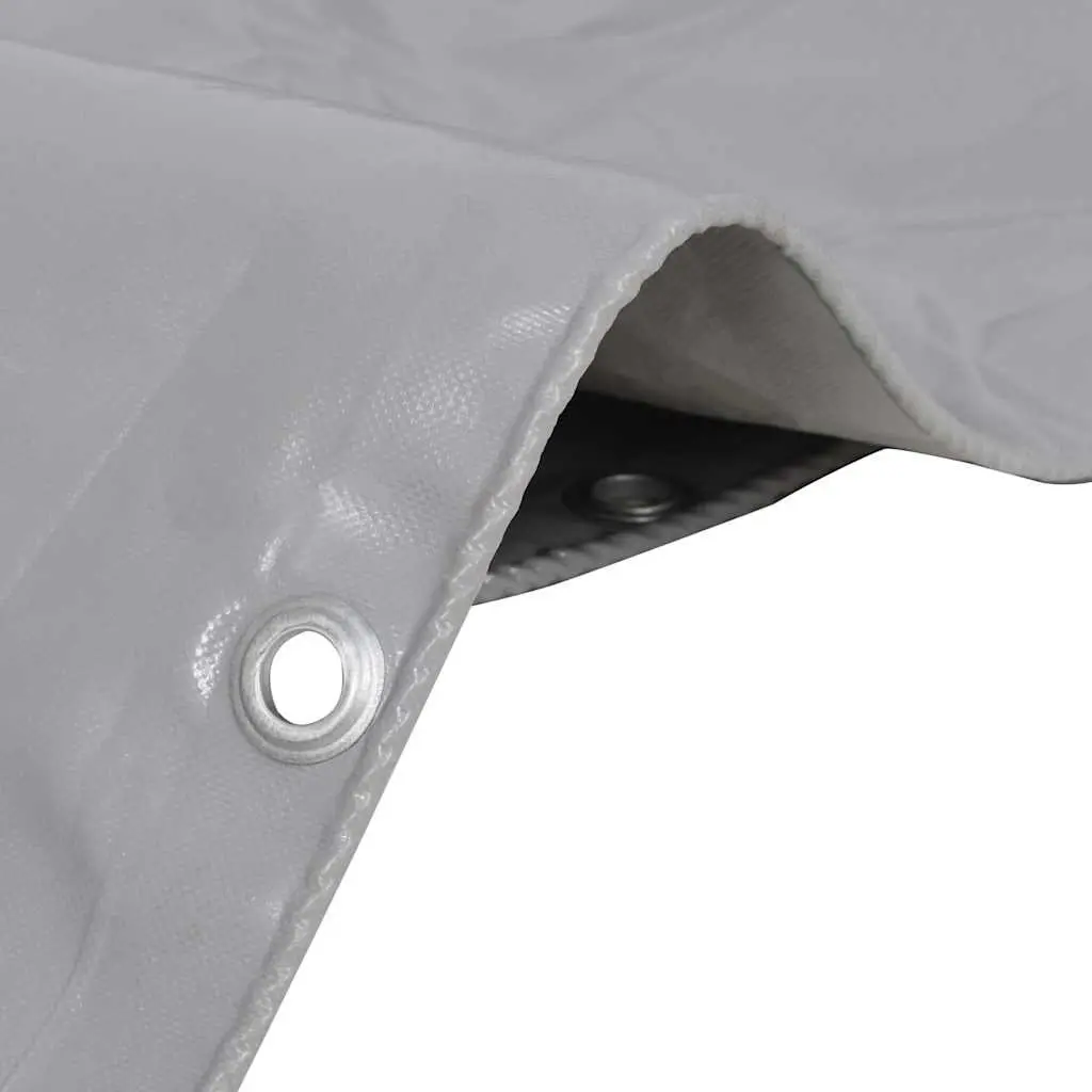 3x3m Grey Heavy-Duty Canvas Tarp