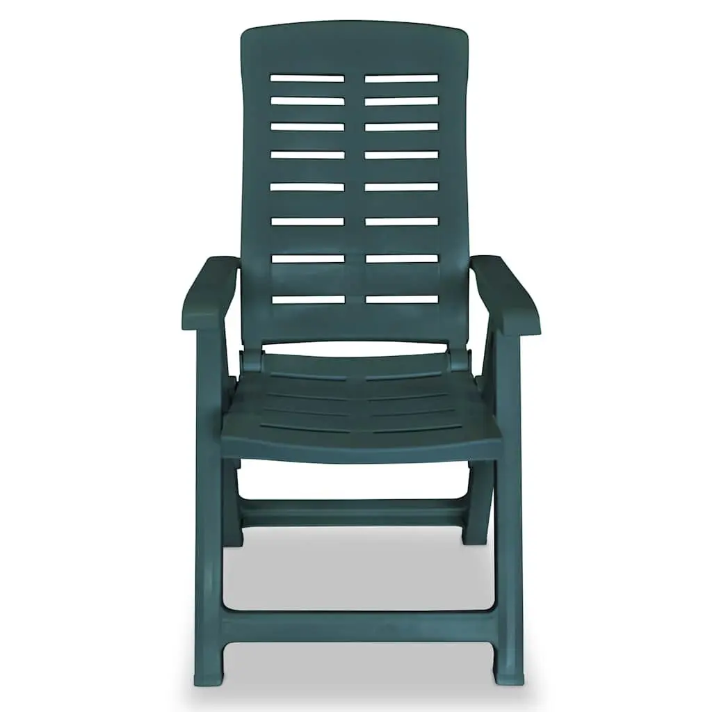 Reclining Garden Chairs for Outdoor Patio 2 pcs Lightweight Portable Folding