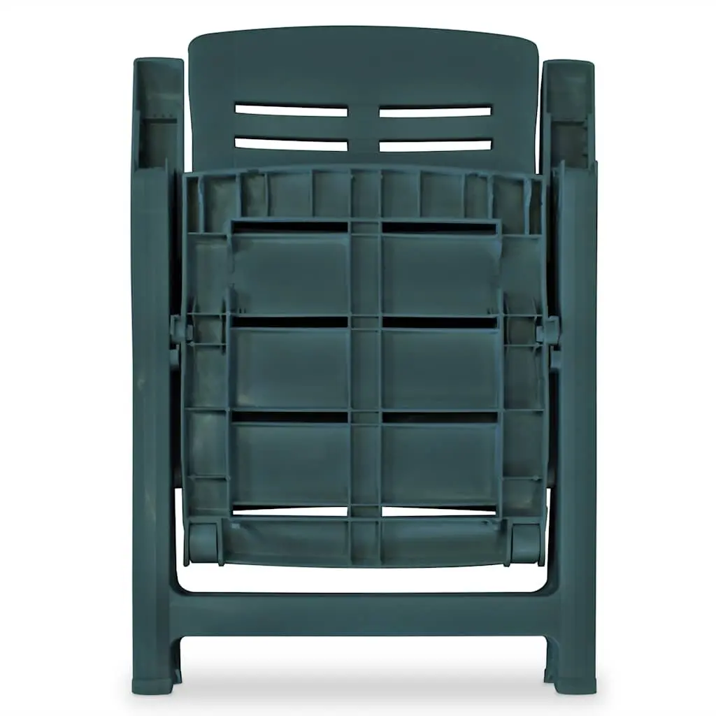 Reclining Garden Chairs for Outdoor Patio 2 pcs Lightweight Portable Folding