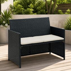 Specifications of 2-Seater Outdoor Sofa with Cushions