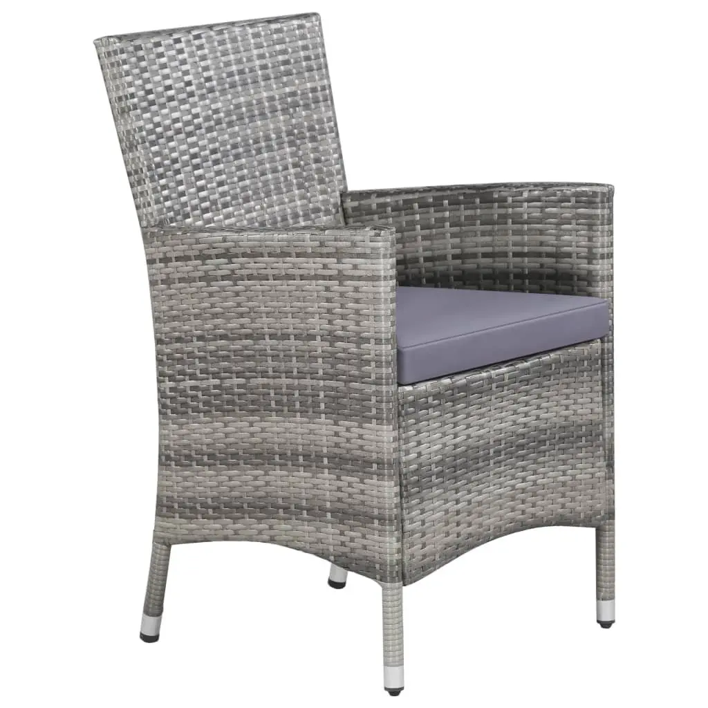 Outdoor Dining Set 11 Piece Garden Furniture for Patio and Al Fresco Dining Grey