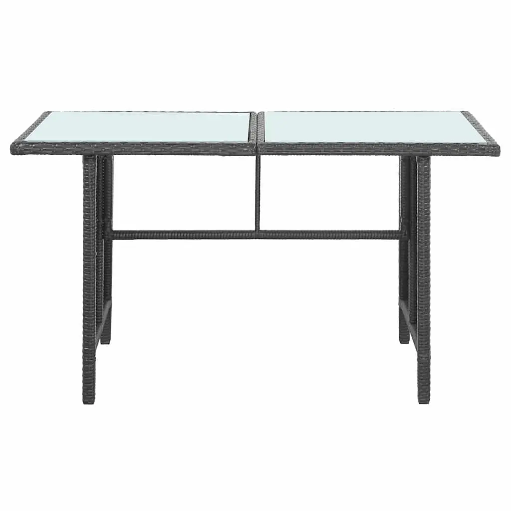 5 Piece Garden Lounge Set Outdoor Patio Black