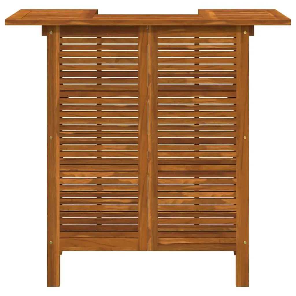 Bar Table Indoor Outdoor 110x50x105 cm Solid Acacia Wood High Dining Furniture