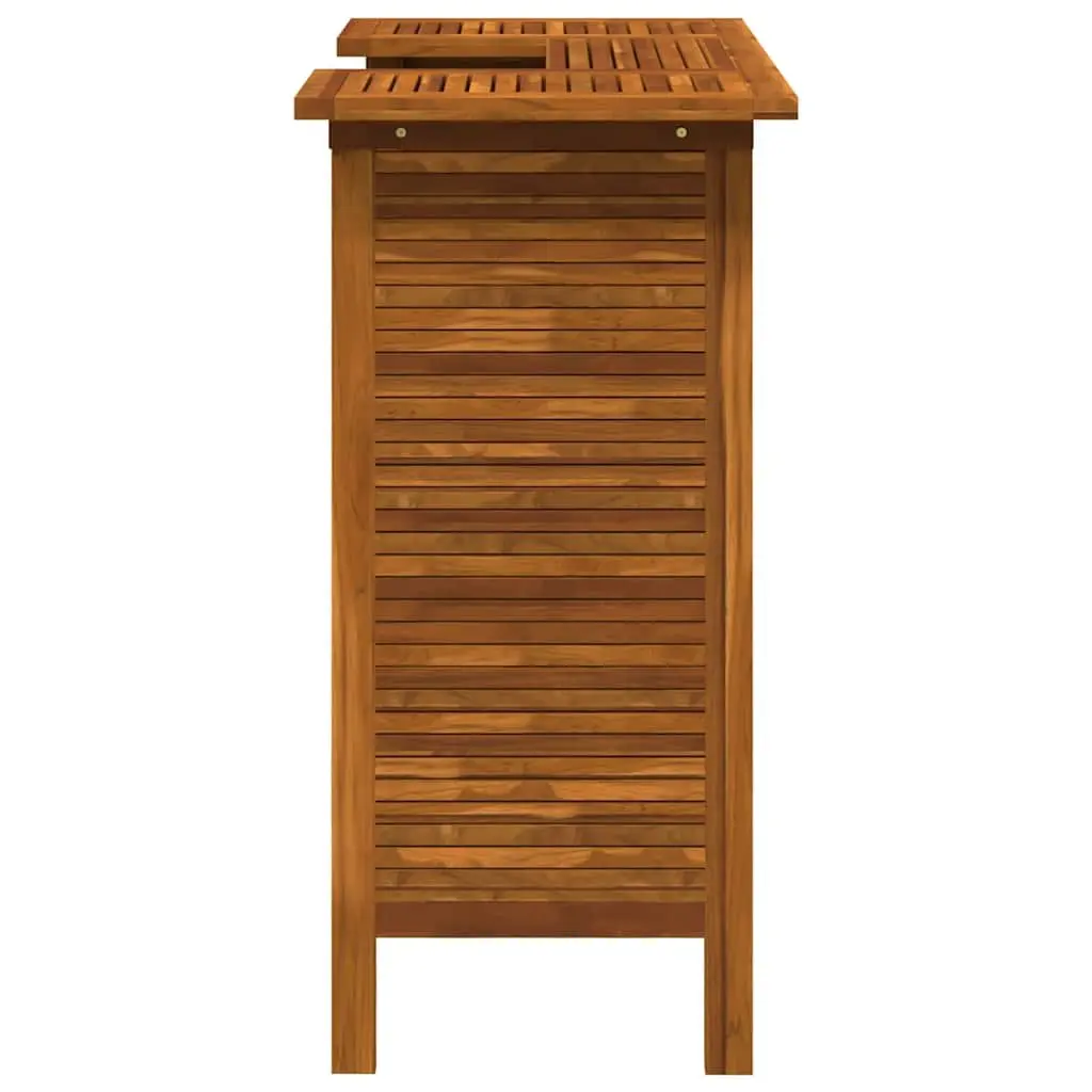 Bar Table Indoor Outdoor 110x50x105 cm Solid Acacia Wood High Dining Furniture