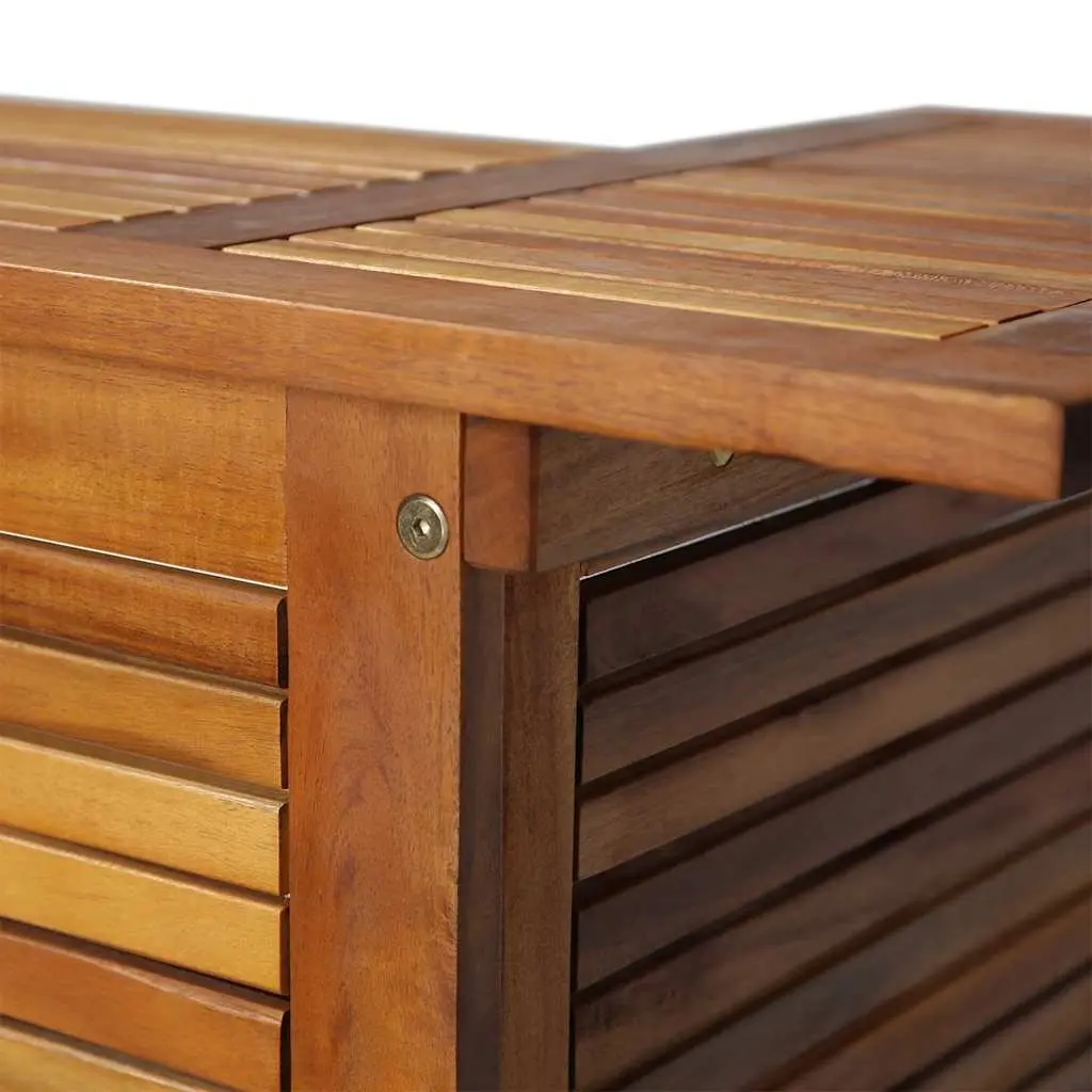 Bar Table Indoor Outdoor 110x50x105 cm Solid Acacia Wood High Dining Furniture