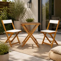 3 Piece Folding Bistro Set: Dimensions and Specs Inside