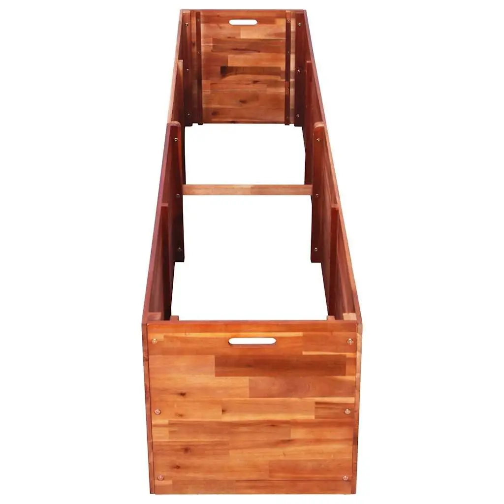 Garden Raised Bed Planter Outdoor 200 x 50 x 50 cm Acacia Wood