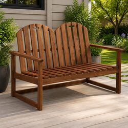 Specifications of 110cm Wooden Outdoor Garden Bench with Armrests