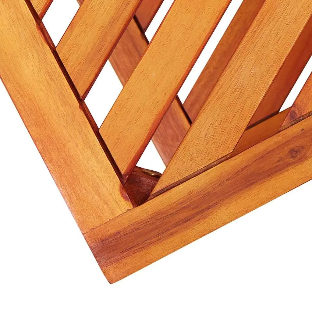 End Table Solid Wood Side Table Accent Furniture with Shelf Storage Decor