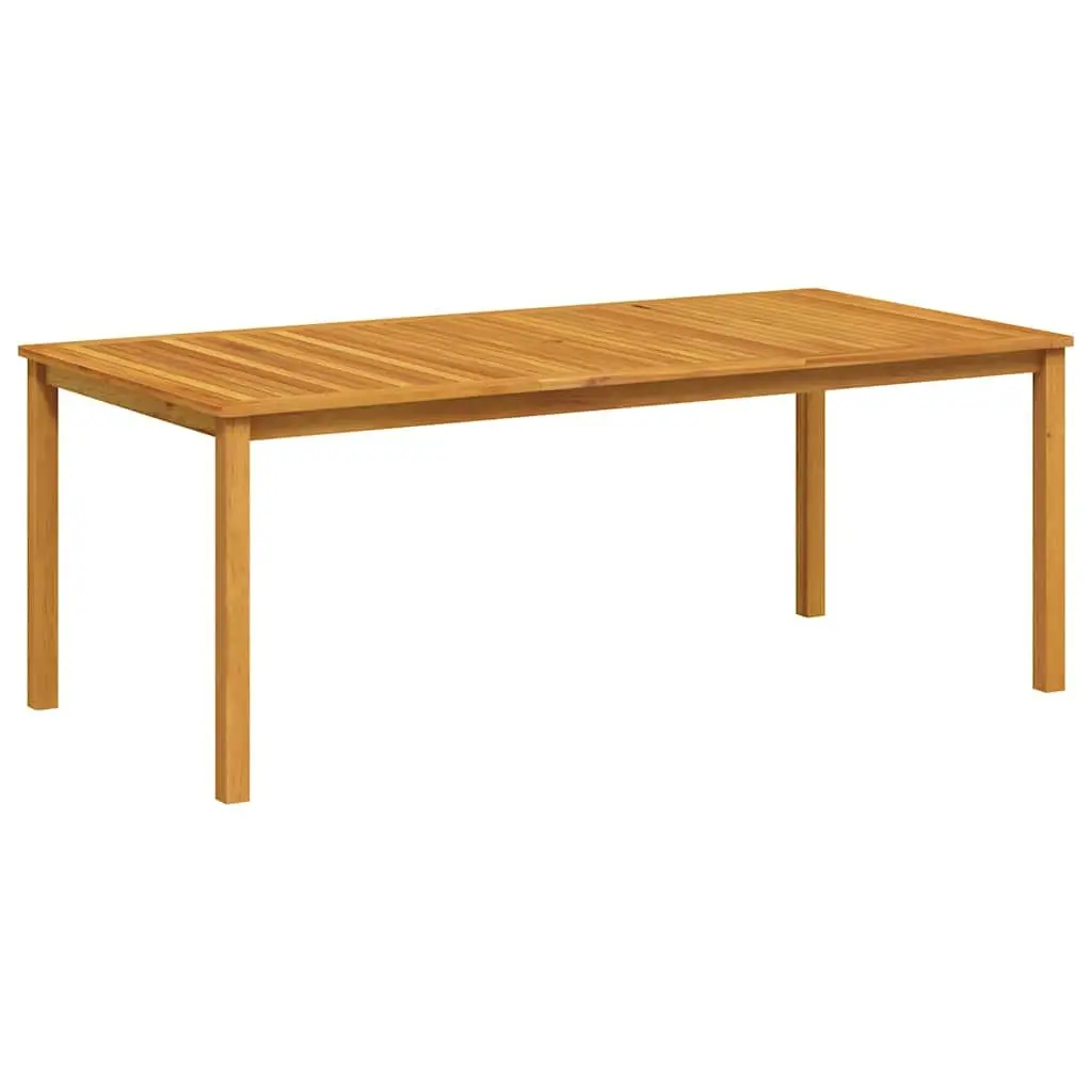 Solid Wood Outdoor Dining Table 200x100cm