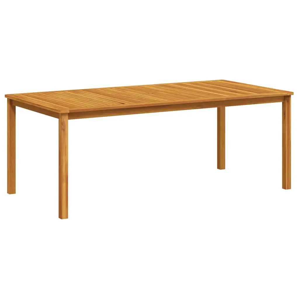 Solid Wood Outdoor Dining Table 200x100cm