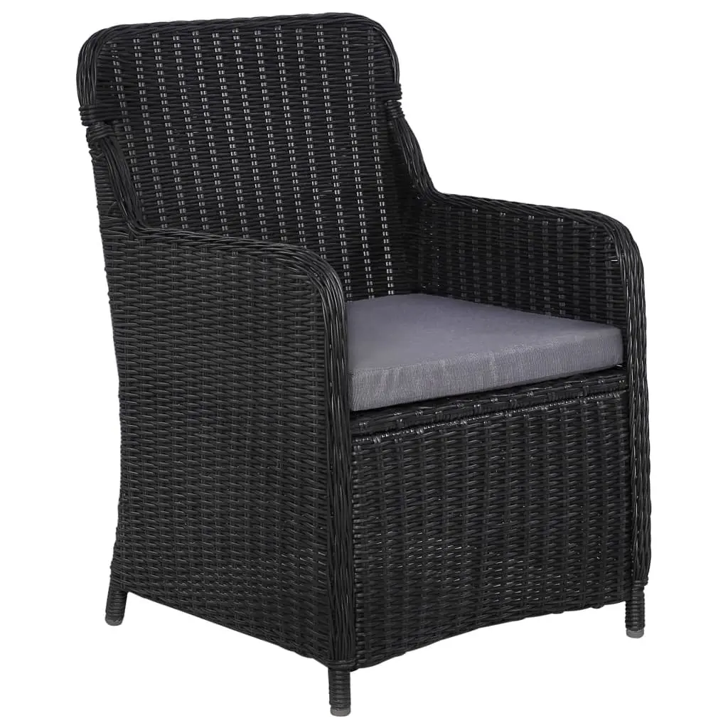 Outdoor Armchairs with Cushions Set