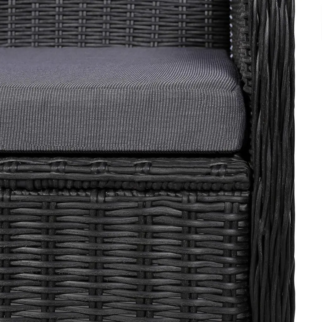 Outdoor Armchairs with Cushions Set