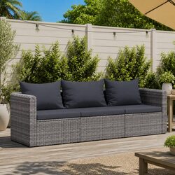 Specifications of 3-Piece Grey Garden Sofa Set