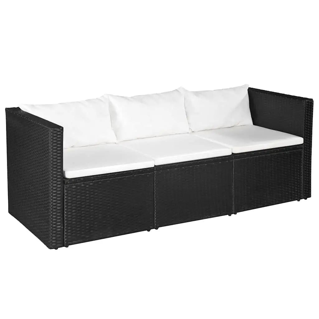 Outdoor Garden Lounge Set 4 Piece Patio Sofa Armchair Coffee Table Ottoman