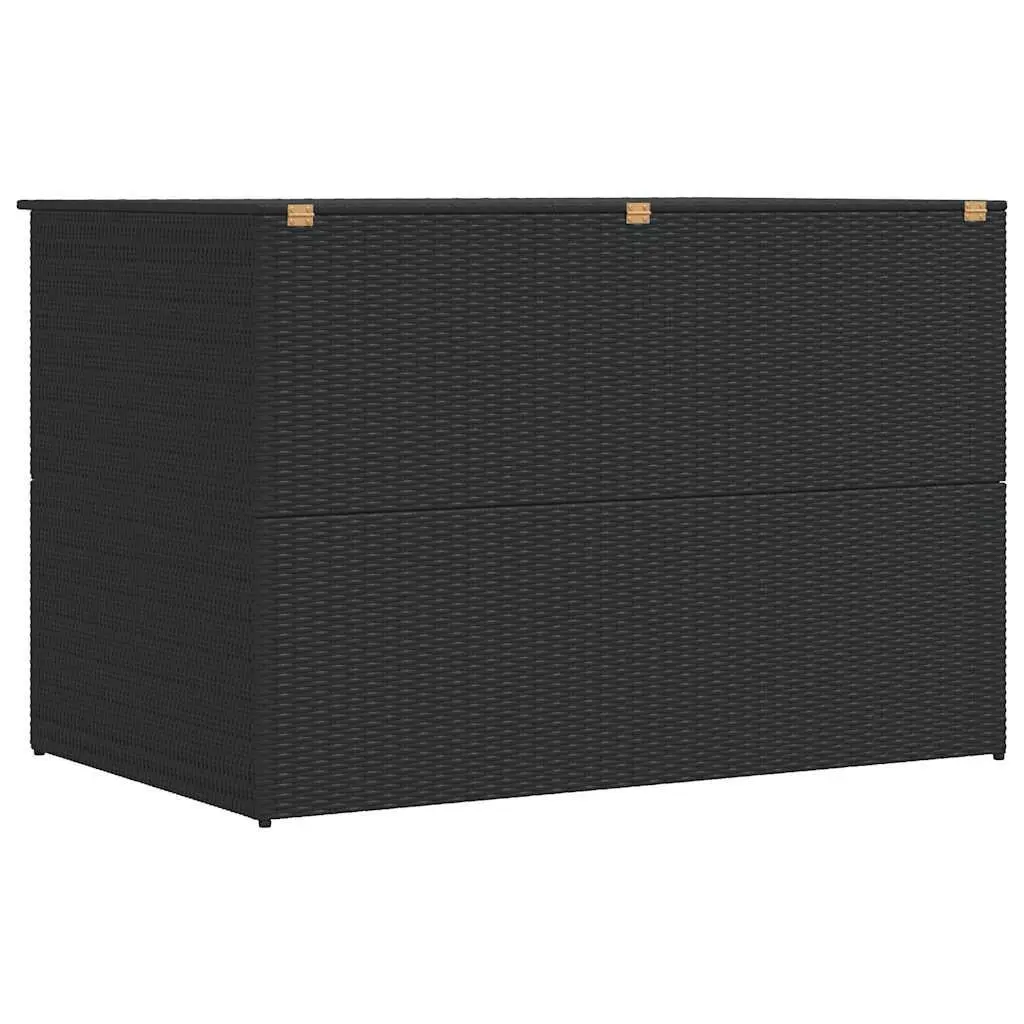 Outdoor Storage Box Black Garden Furniture Cushion Organizer Weather Resistant