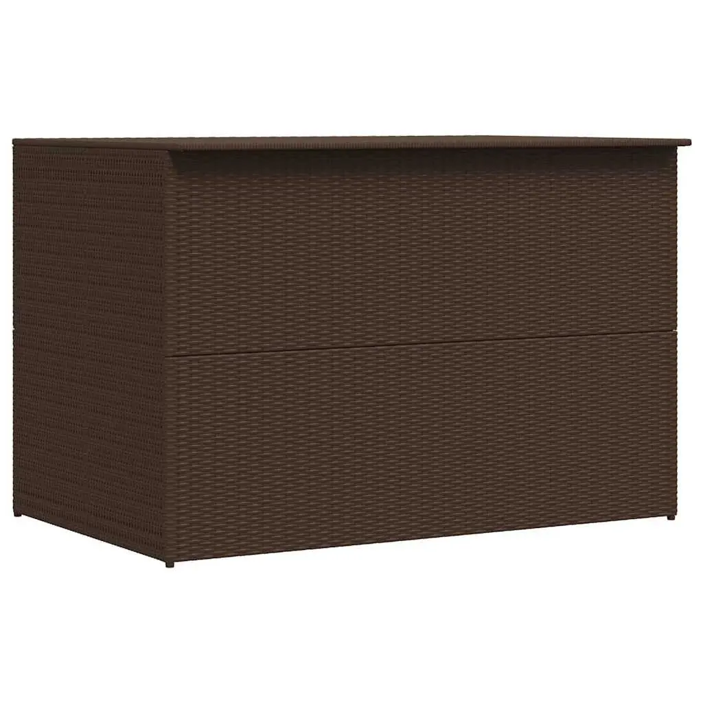 Outdoor Storage Box Garden Use Brown 150 x 100 x 100 cm