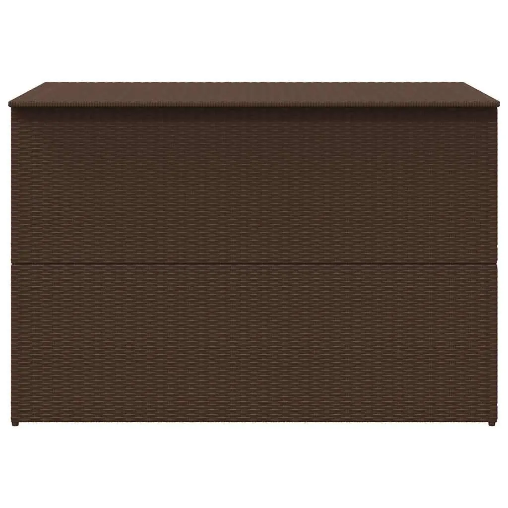 Outdoor Storage Box Garden Use Brown 150 x 100 x 100 cm
