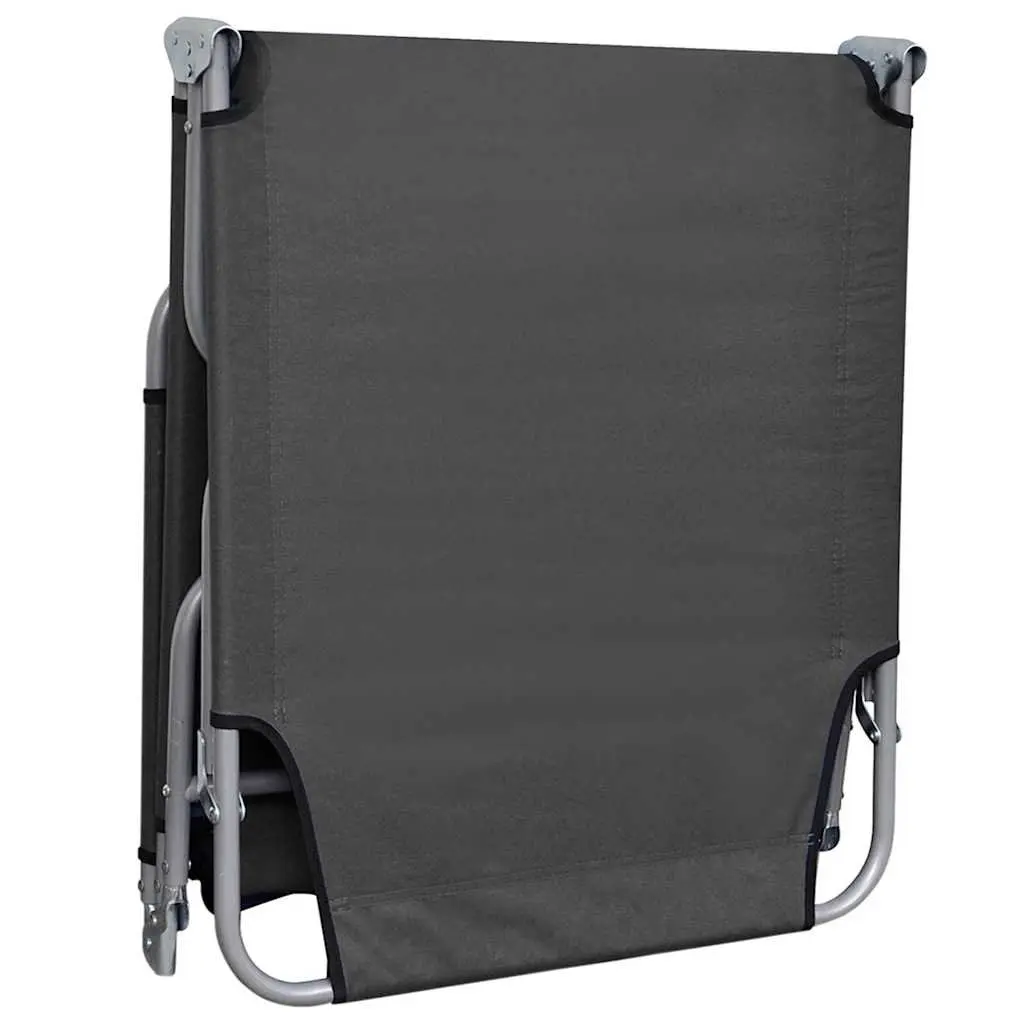 Foldable Sun Lounger with Adjustable Backrest
