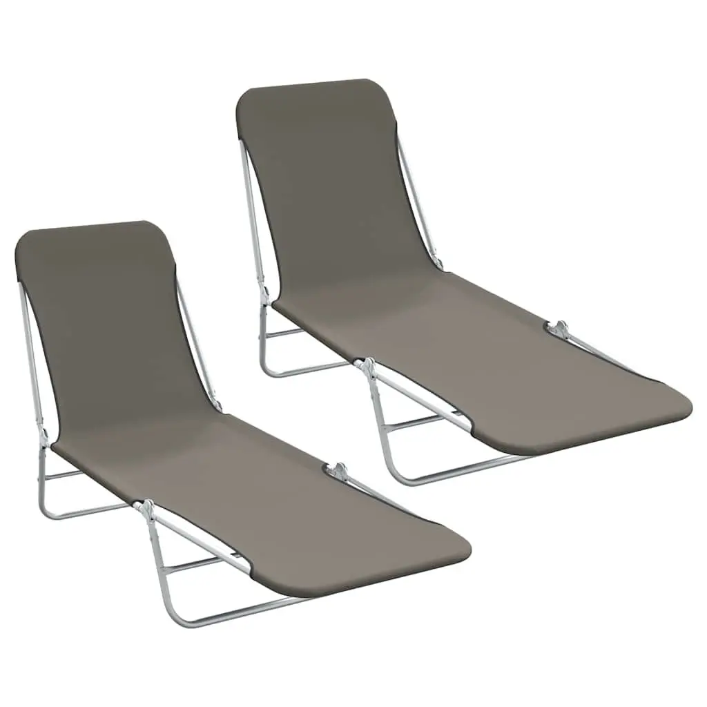 2pc Folding Sun Lounger Set