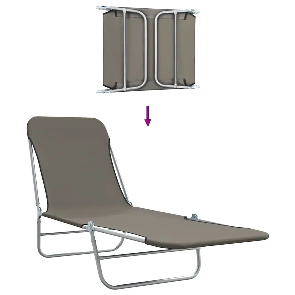 2pc Folding Sun Lounger Set