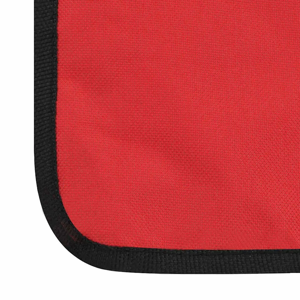 Folding Beach Chair Set 2 Piece Outdoor Use Adjustable Backrest Portable Steel Frame Fabric Lounger