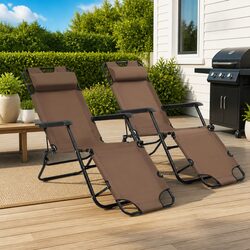 Specifications for Folding Reclining Chairs: Lounger Set