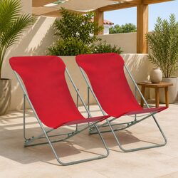 Folding Beach Chairs 2 Pcs - Specifications and Details