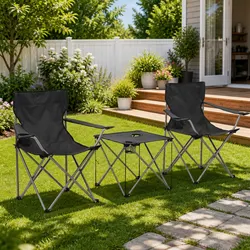 Specifications of Grey Foldable Camping Furniture Set