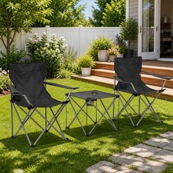 Specifications of Grey Foldable Camping Furniture Set