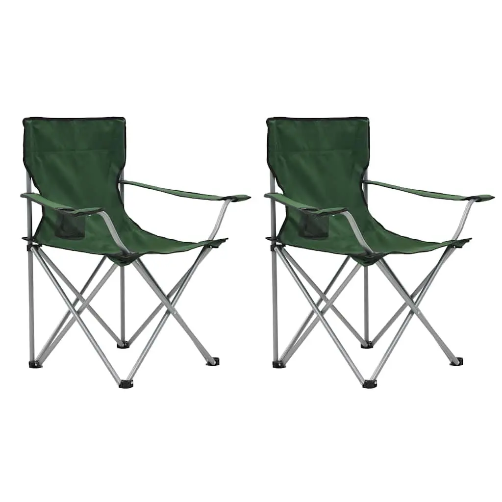 Camping Table and Chair Set 3 Pieces Outdoor Furniture Garden Patio
