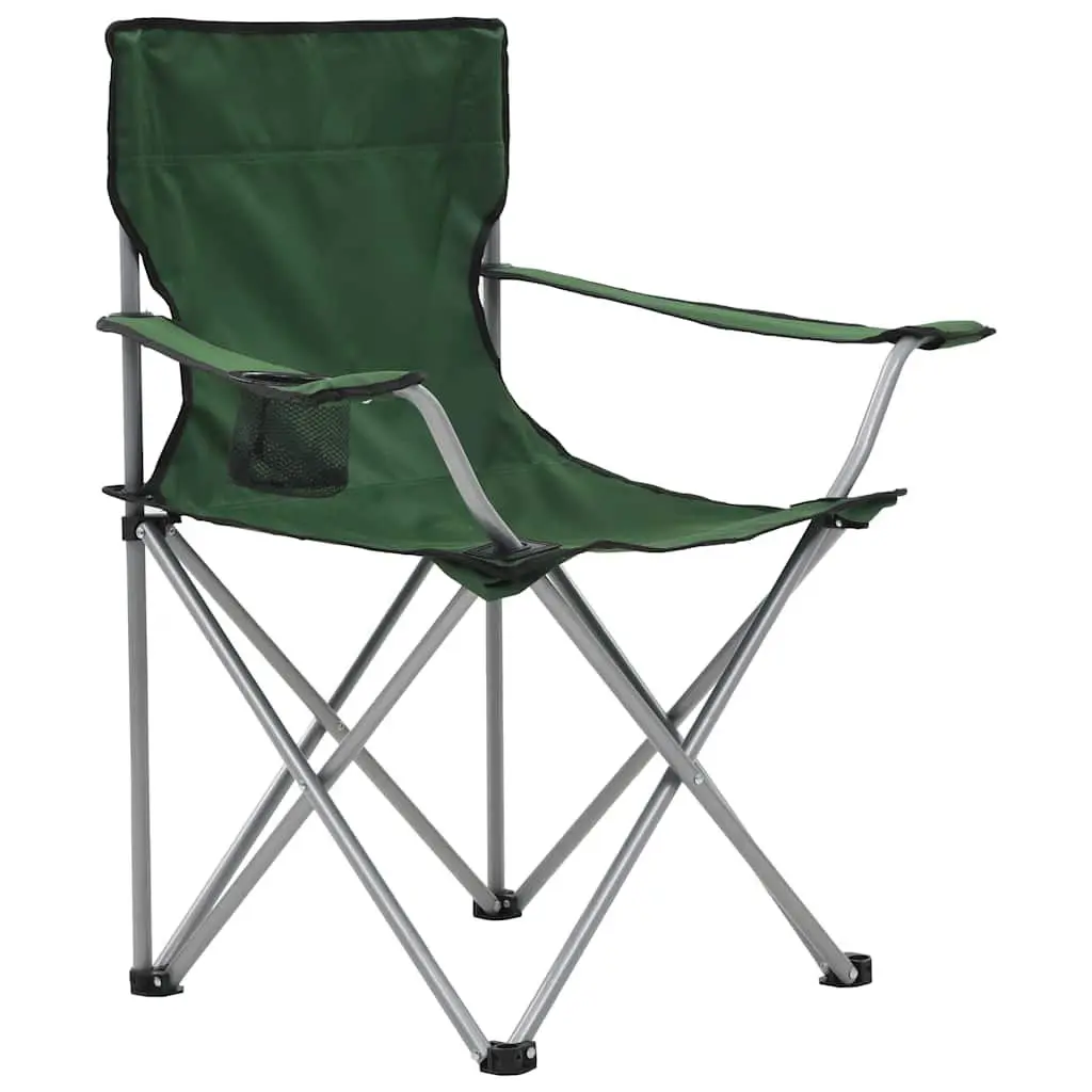 Camping Table and Chair Set 3 Pieces Outdoor Furniture Garden Patio
