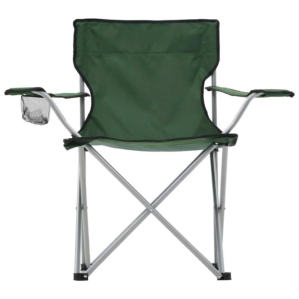 Camping Table and Chair Set 3 Pieces Outdoor Furniture Garden Patio