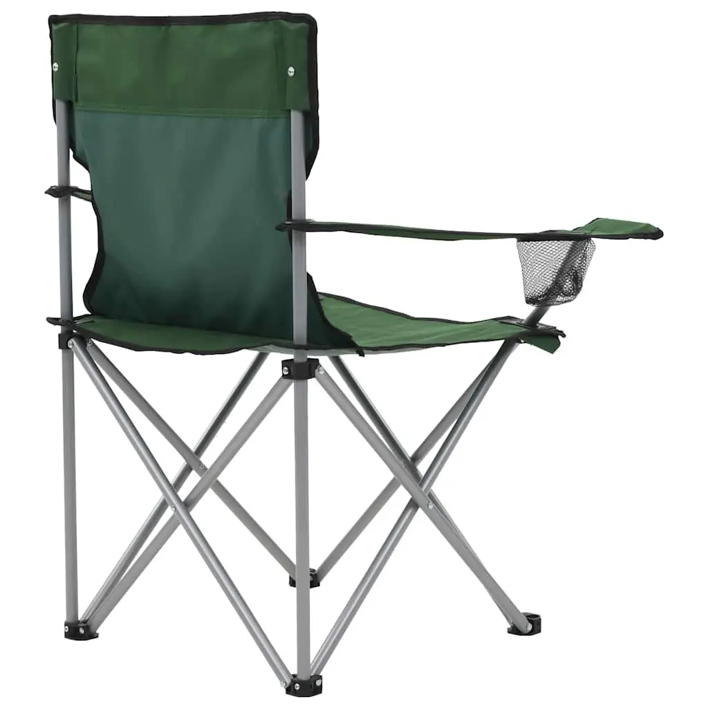 Camping Table and Chair Set 3 Pieces Outdoor Furniture Garden Patio