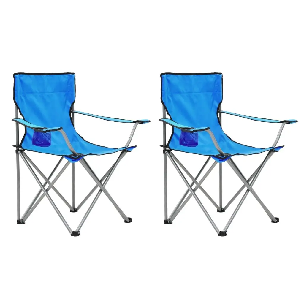Camping Table and Chair Set Outdoor Furniture 3 Pieces