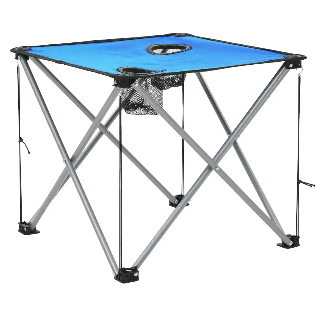 Camping Table and Chair Set Outdoor Furniture 3 Pieces