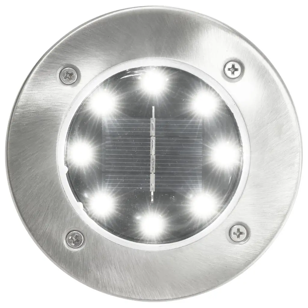 8 Pack Solar Ground Lights with LED Beads