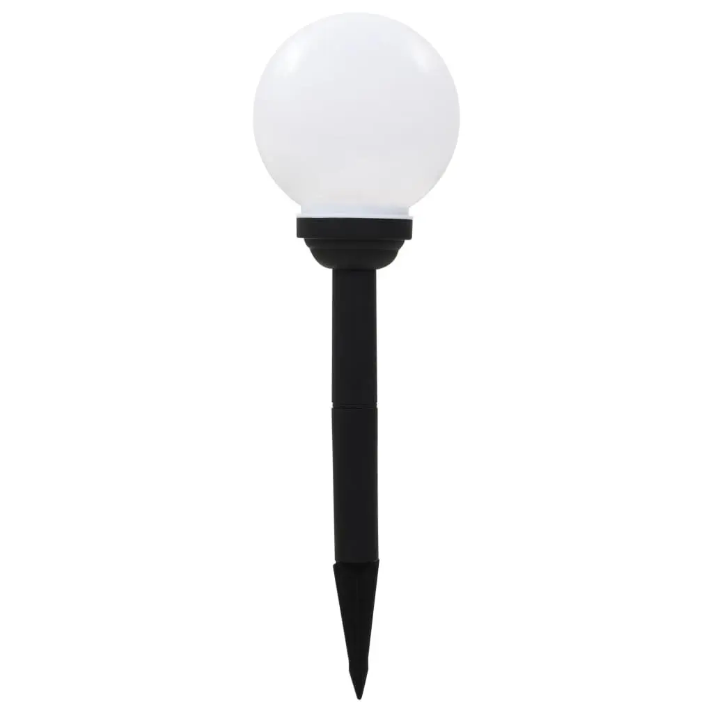 Outdoor Solar LED Spherical Lamps Garden Lighting 15cm 4 Piece