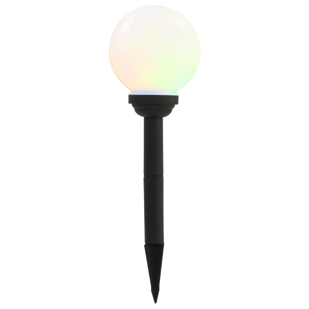 Outdoor Solar LED Spherical Lamps Garden Lighting 15cm 4 Piece